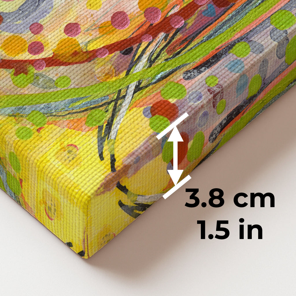 Golden Gladioli Canvas