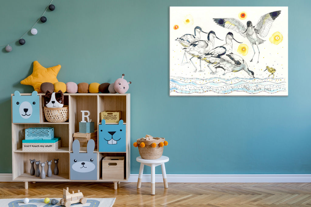 Avocets Canvas