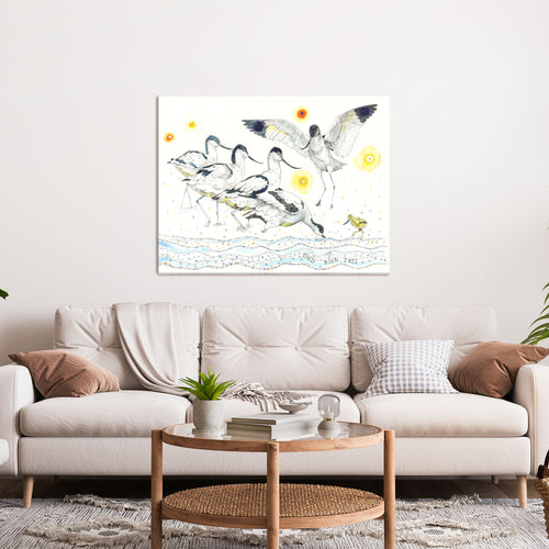 Avocets Canvas