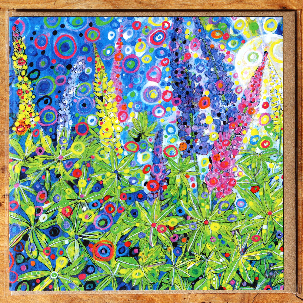 Lovely Lupins Card