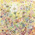 Summer flowers with bees. Original