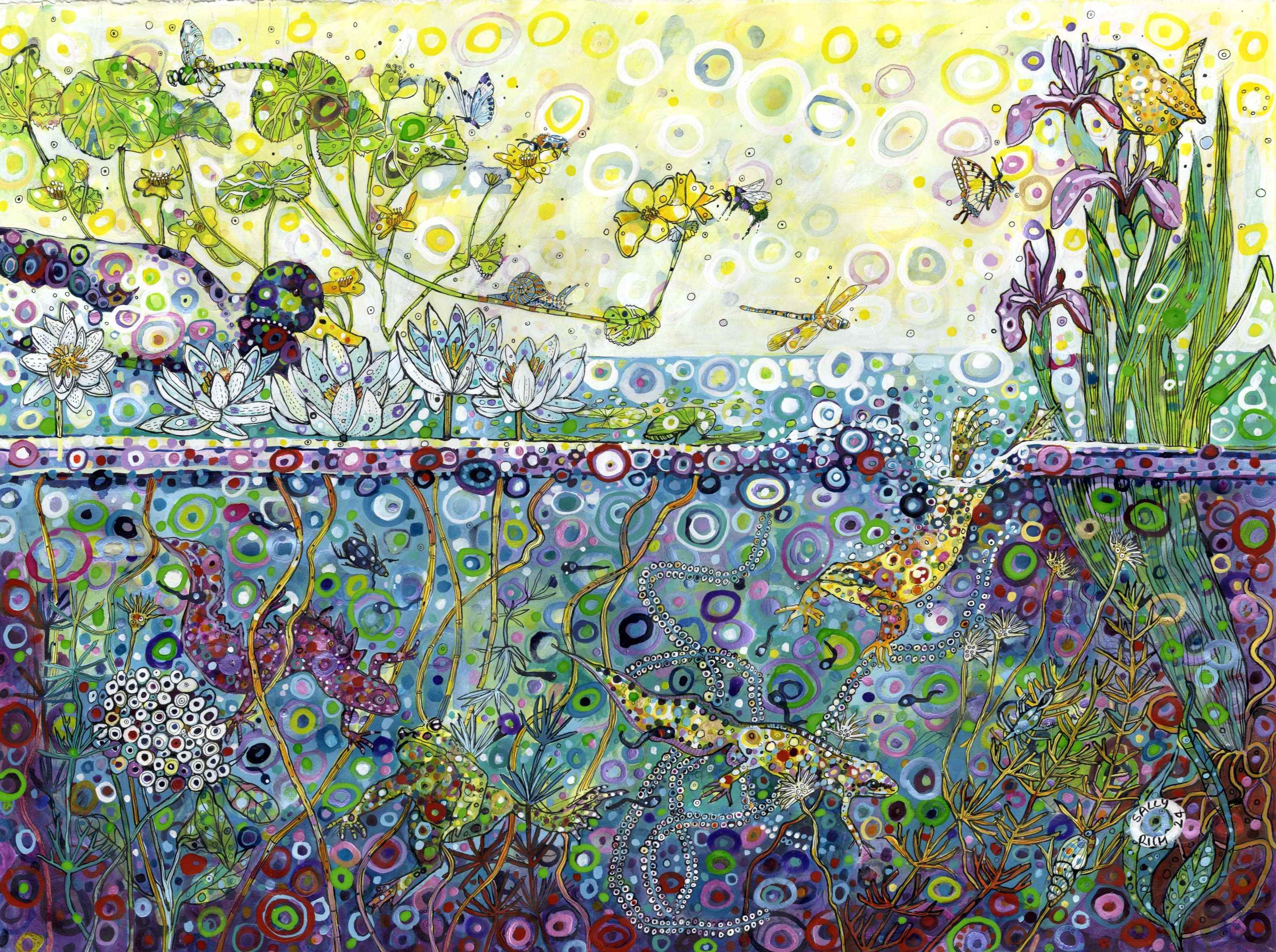 Pond Life Canvas