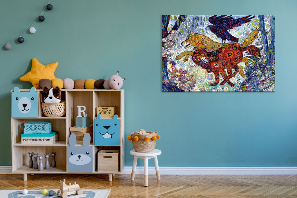 Red Wolf Canvas