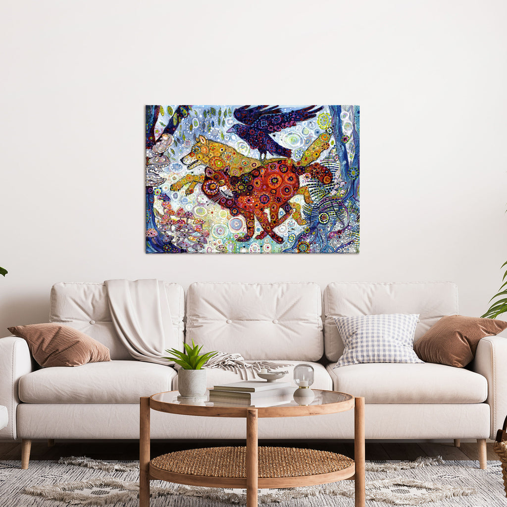 Red Wolf Canvas