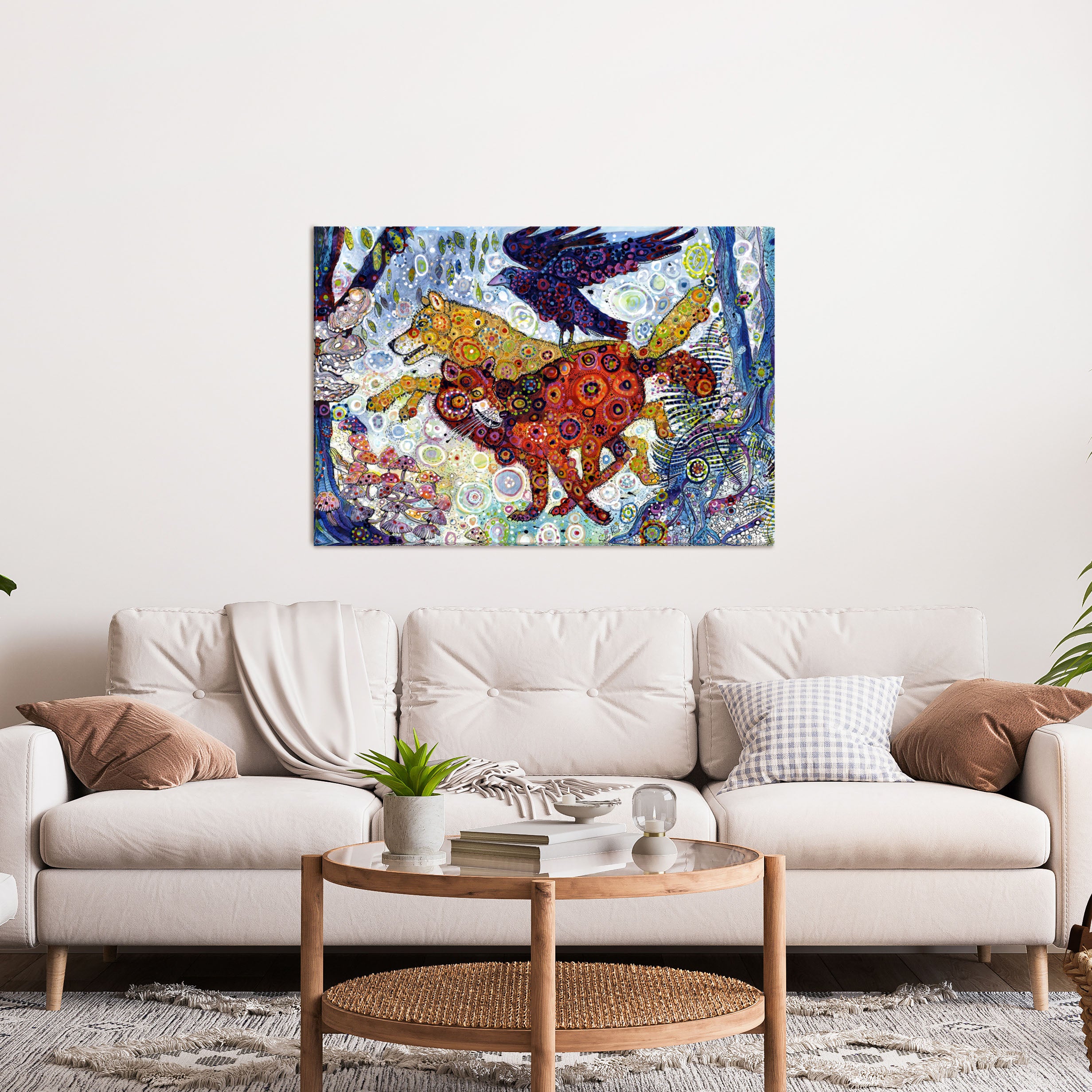 Red Wolf Canvas