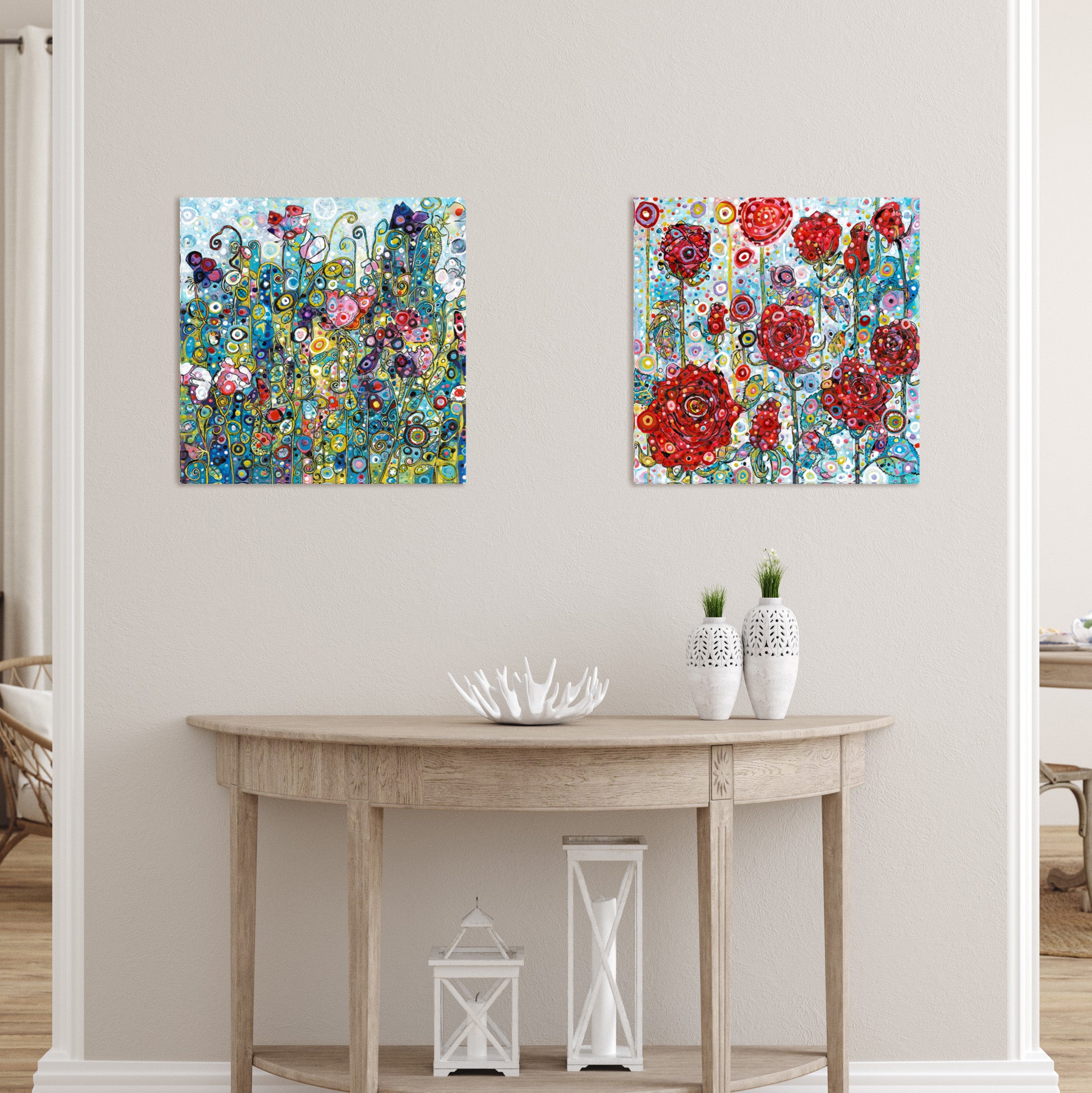 Sweet Peas Canvas