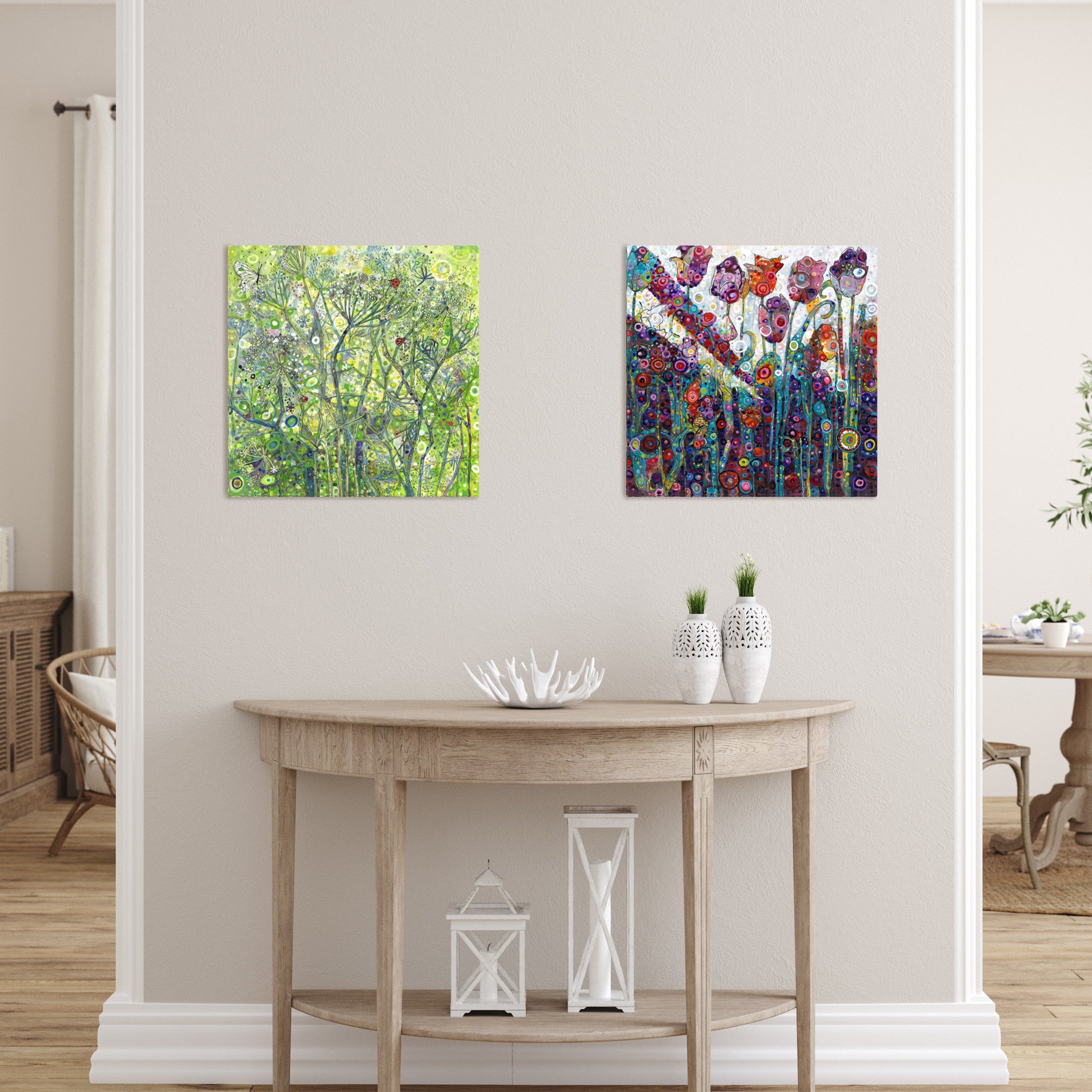 Purple Tulips Canvas