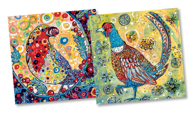 Christmas Card Collection - Robin & Pheasant