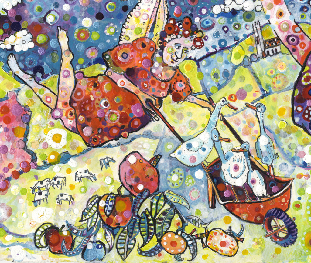 Gardening Angels Canvas