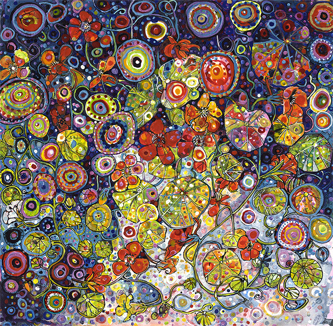 Nasturtiums Canvas