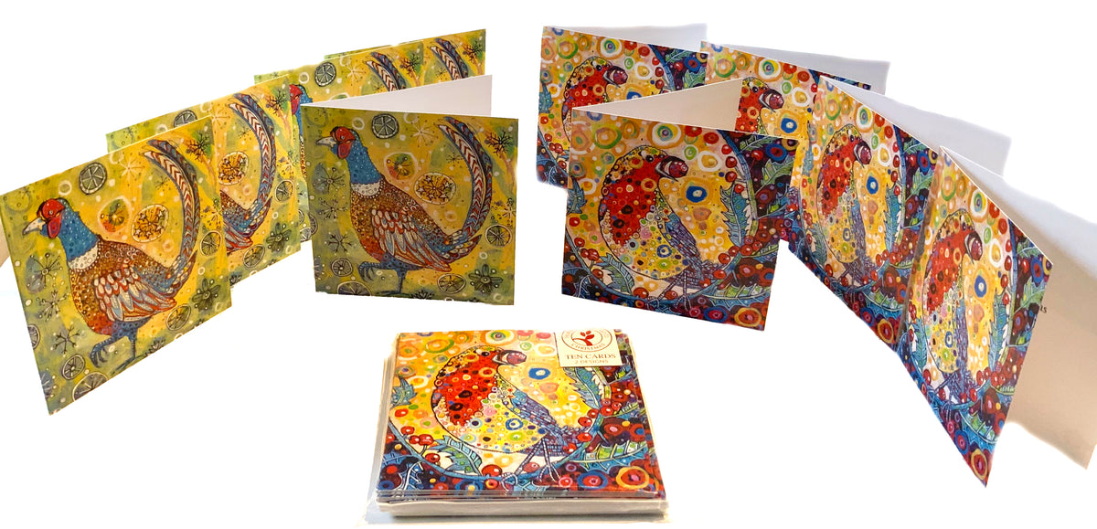 Christmas Card Collection - Robin & Pheasant