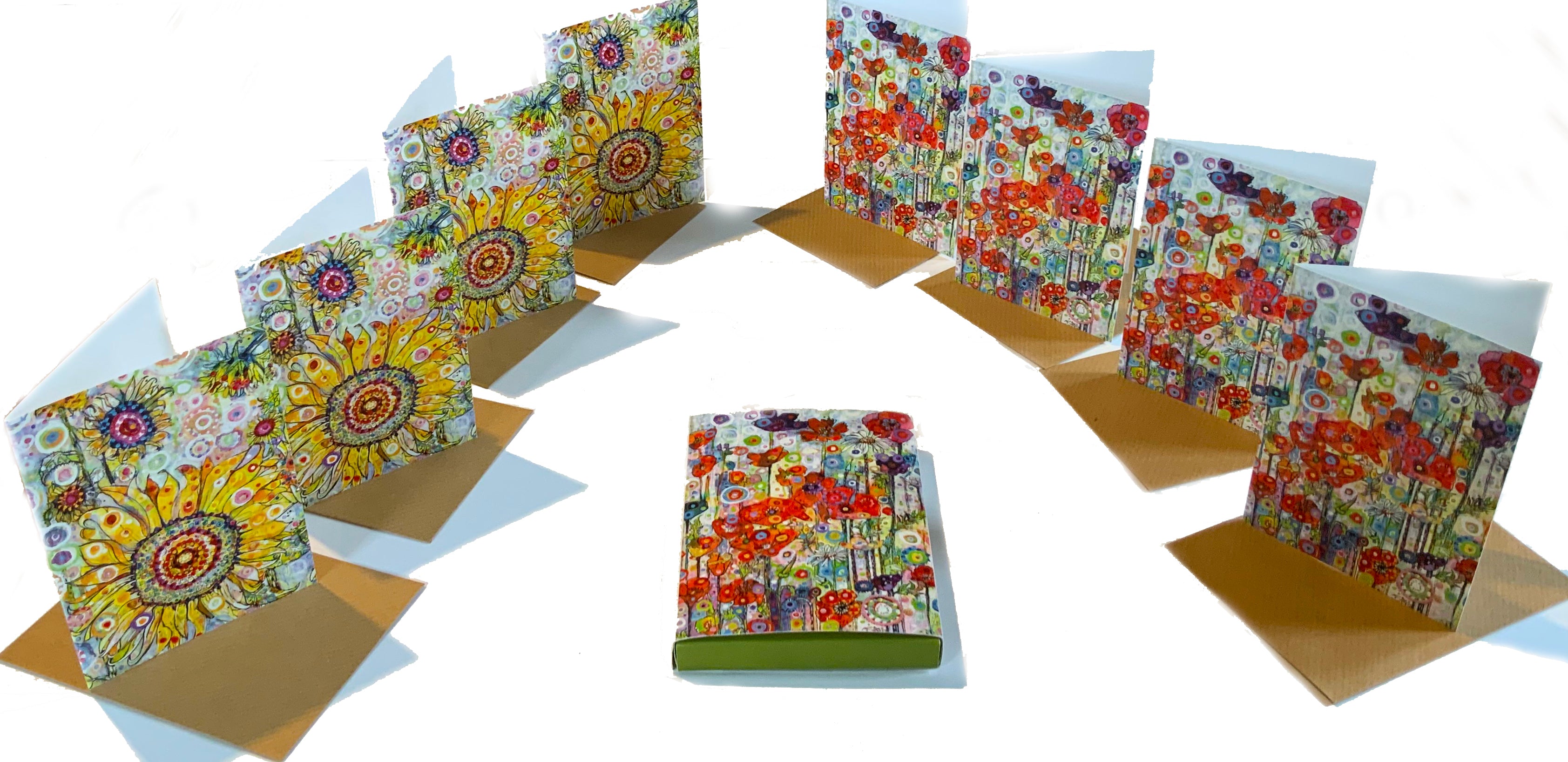 Poppies Card Minibox