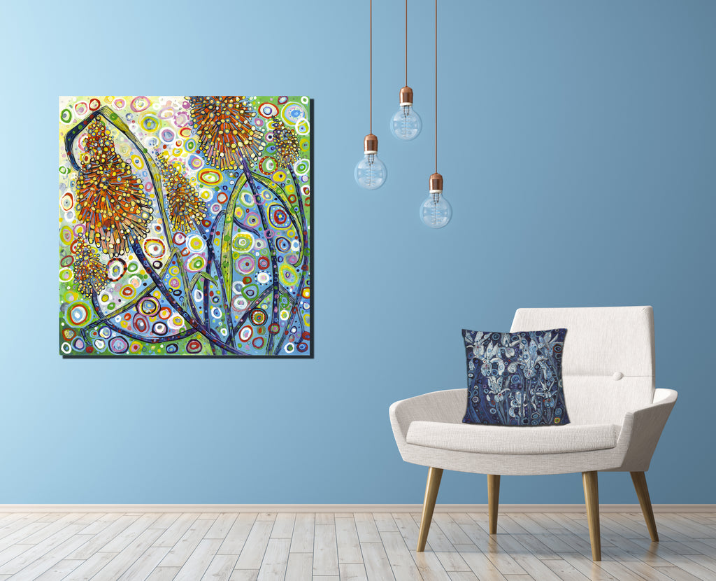 Red Hot Poker Canvas