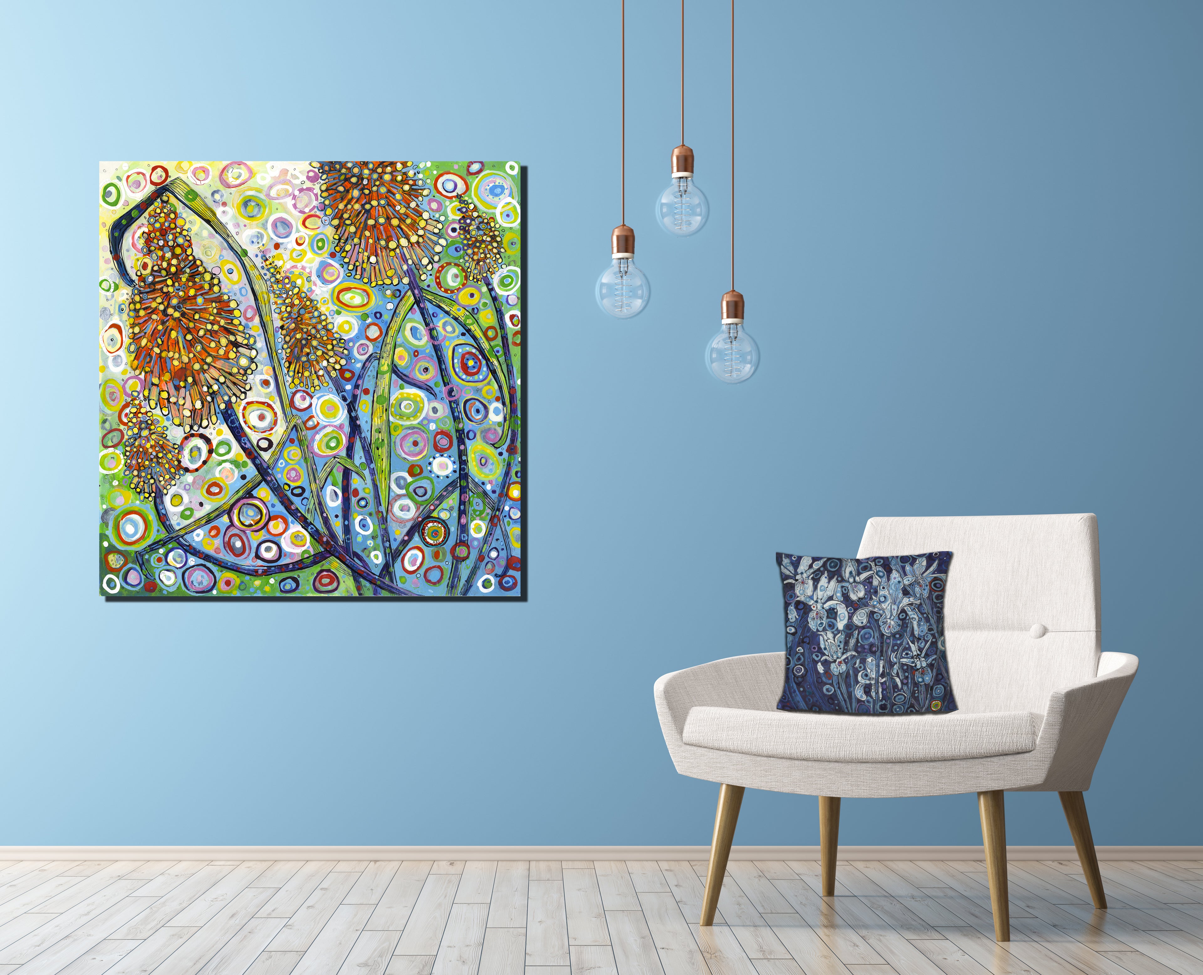 Red Hot Poker Canvas