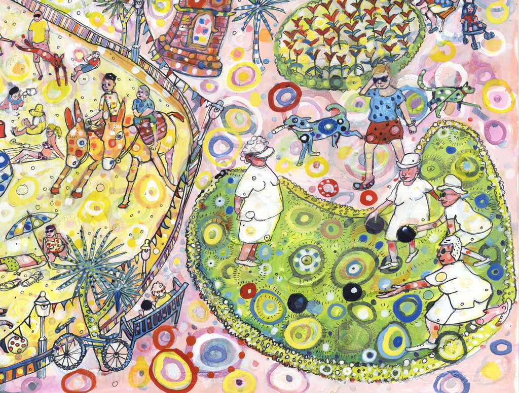 Exmouth Seafront Canvas